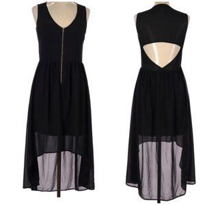 SANS SOUCI Black Backless Dress